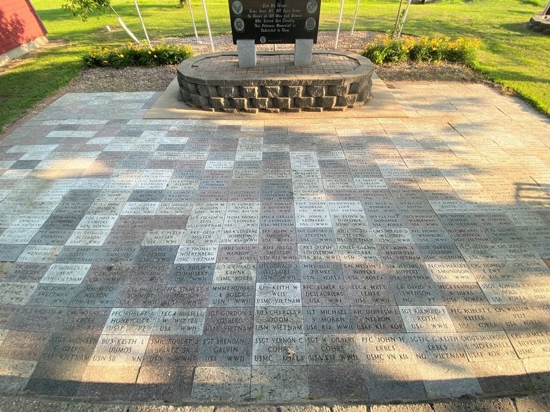 Currie Veterans Memorial Pavers image. Click for full size.