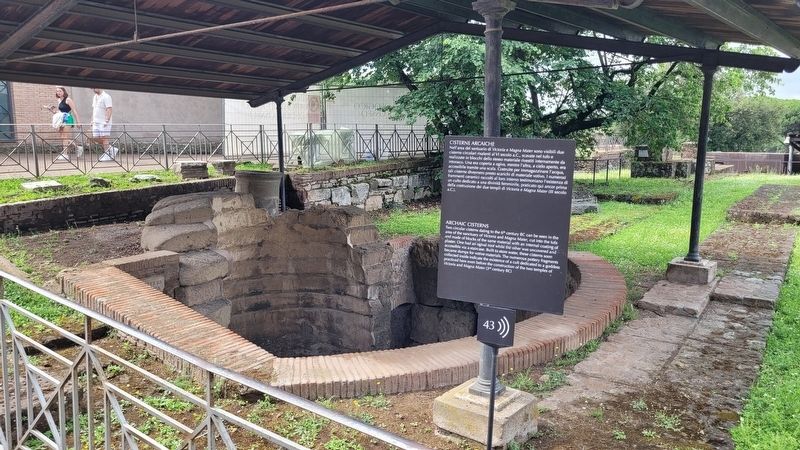 The Archaic Cisterns and Marker image. Click for full size.