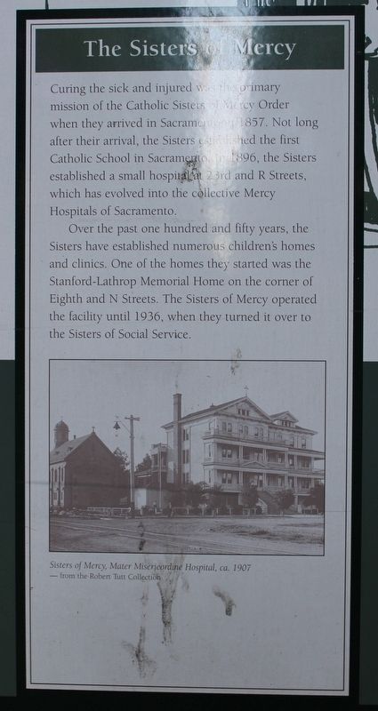 The Sisters of Mercy Marker. Click for full size. The Sisters of Mercy Marker image. Click for full size.