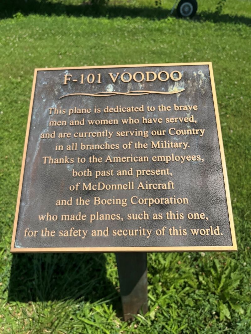 F-101 Voodoo Marker. Click for full size. F-101 Voodoo Marker image. Click for full size.
