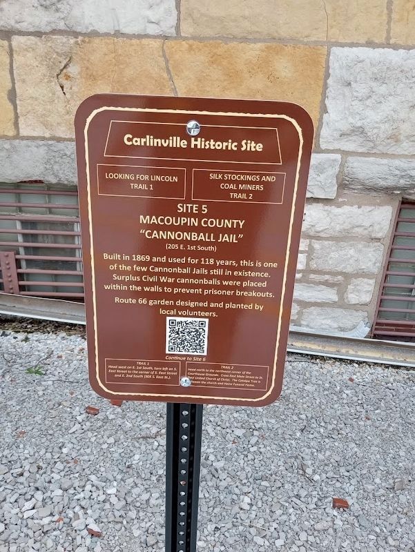 "Cannonball Jail" Marker. Click for full size. "Cannonball Jail" Marker image. Click for full size.