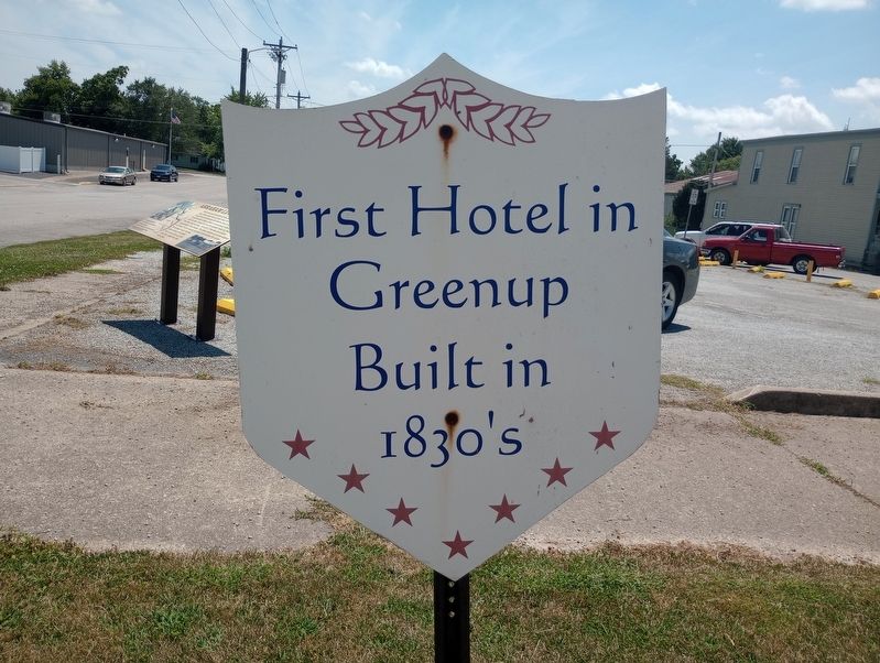 First Hotel Marker image. Click for full size.
