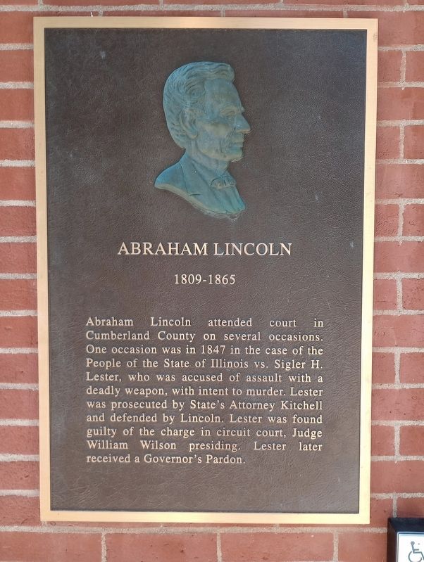 Abraham Lincoln Marker image. Click for full size.