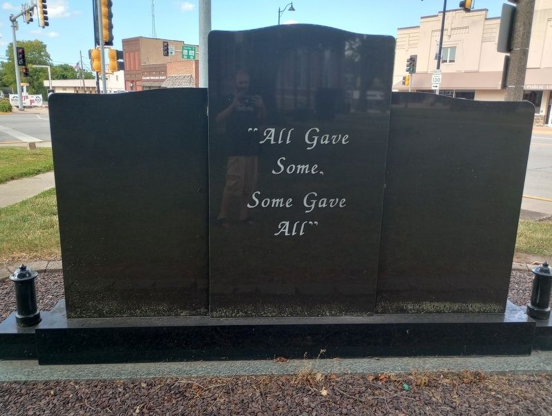 Jasper County Veterans Memorial. Click for full size. Jasper County Veterans Memorial image. Click for full size.