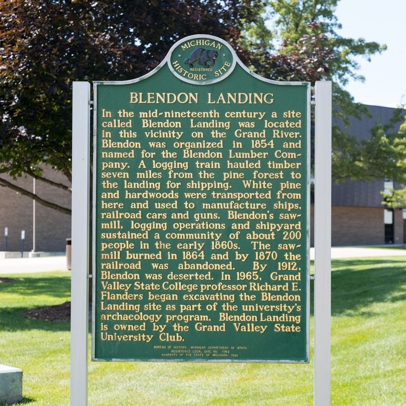 Blendon Landing Marker image. Click for full size.