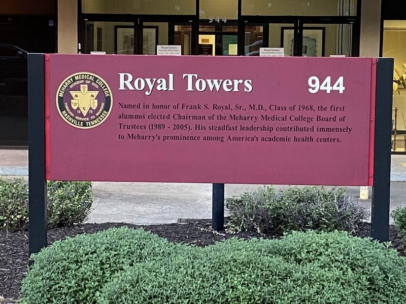 Royal Towers Marker. Click for full size. Royal Towers Marker image. Click for full size.