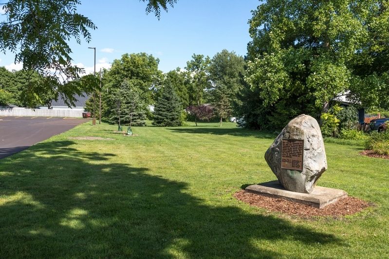 Jamestown Veterans Park Marker. Click for full size. Jamestown Veterans Park Marker image. Click for full size.