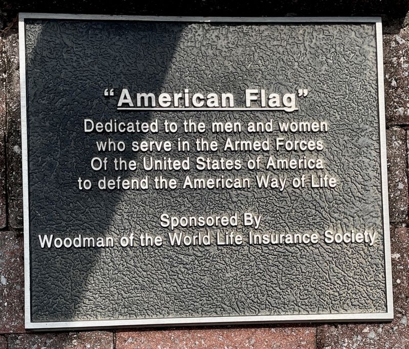 �American Flag� Marker image. Click for full size.