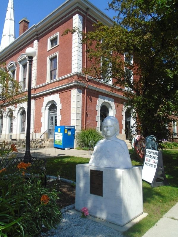 Julia Caroline Ripley Dorr Marker and Sculpture. Click for full size. Julia Caroline Ripley Dorr Marker and Sculpture image. Click for full size.
