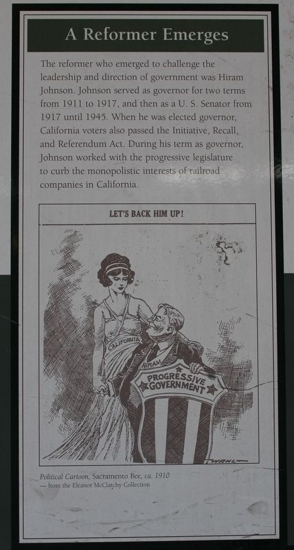 A Reformer Emerges Marker. Click for full size. A Reformer Emerges Marker image. Click for full size.
