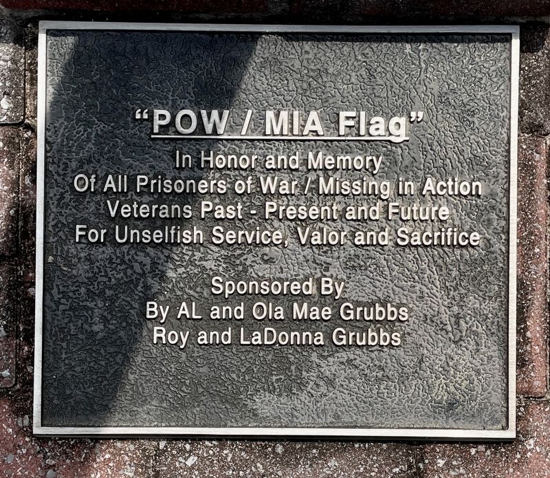 POW / MIA Flag Marker image. Click for full size.
