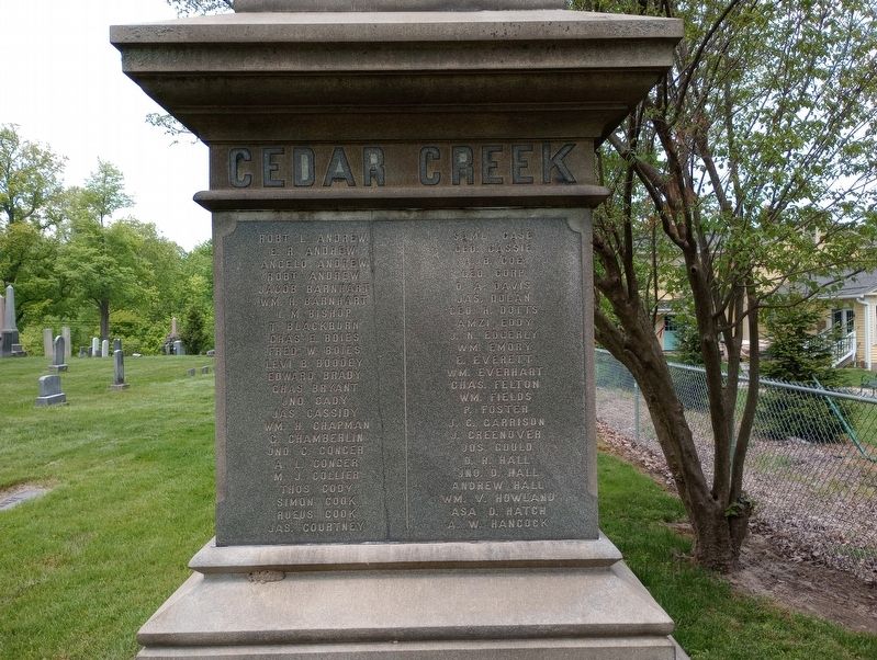 Boston Township Civil War Memorial image. Click for full size.
