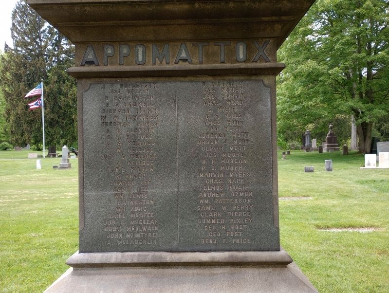 Boston Township Civil War Memorial image. Click for full size.