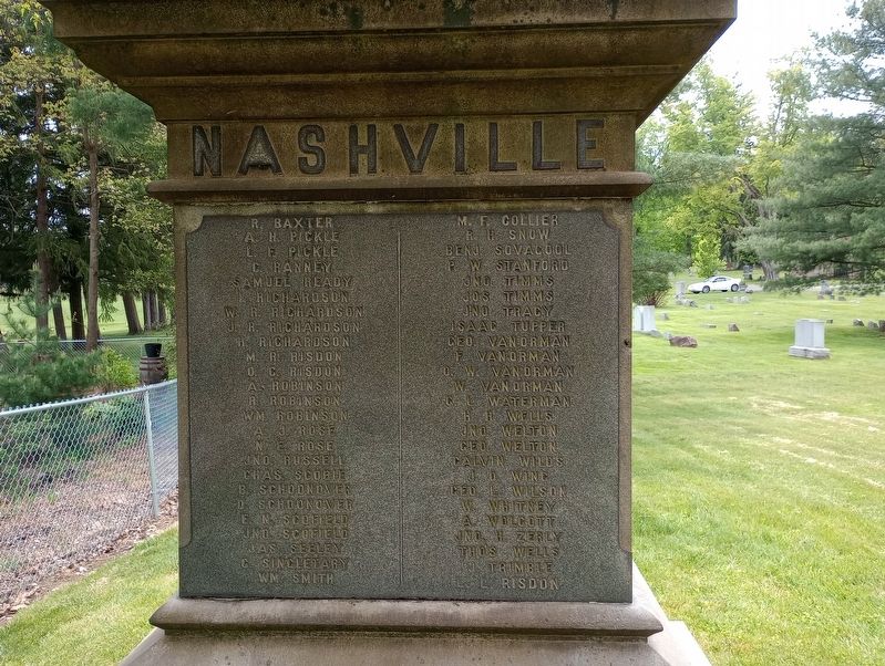 Boston Township Civil War Memorial image. Click for full size.