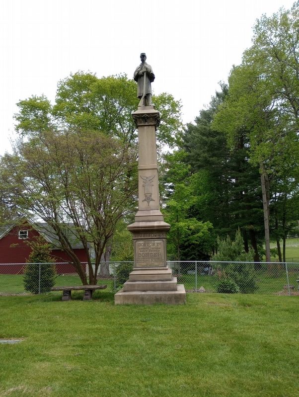 Boston Township Civil War Memorial image. Click for full size.