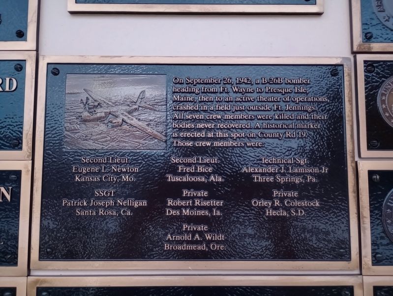 On September 26, 1942 Marker. Click for full size. On September 26, 1942 Marker image. Click for full size.