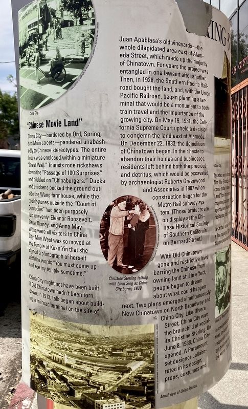 Spring Street Chinatown Marker. Click for full size. Spring Street Chinatown Marker image. Click for full size.