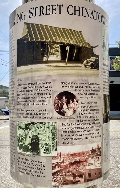 Spring Street Chinatown Marker. Click for full size. Spring Street Chinatown Marker image. Click for full size.