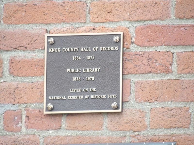 Hall of Records Secondary Marker image. Click for full size.