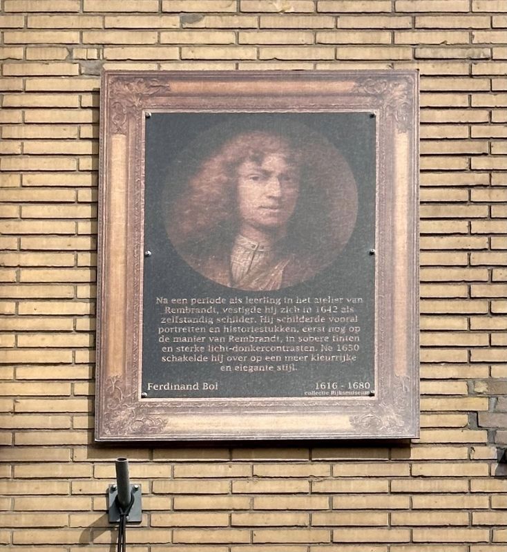 Ferdinand Bol Marker. Click for full size. Ferdinand Bol Marker image. Click for full size.