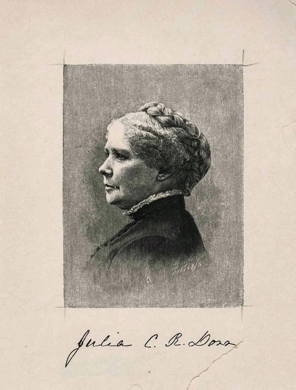 Julia Caroline Ripley Dorr. Click for full size. Julia Caroline Ripley Dorr image. Click for full size.