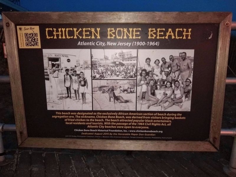 Chicken Bone Beach Marker image. Click for full size.