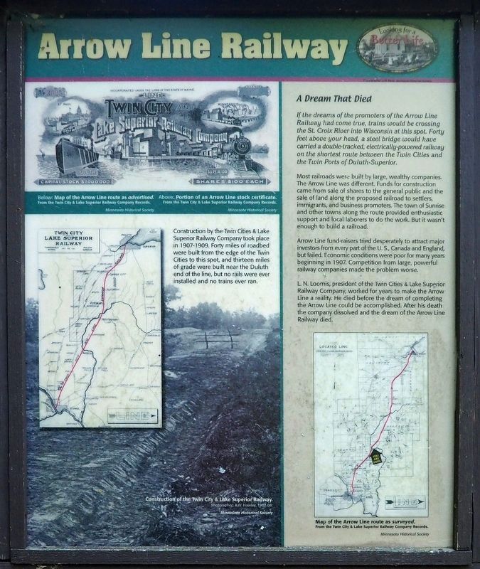 Arrow Line Railway Marker obverse image. Click for full size.