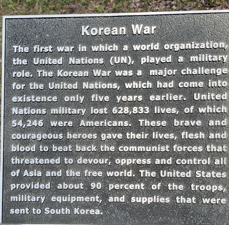 Korean War Marker image. Click for full size.