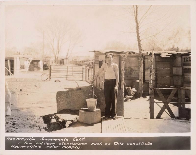 Sacramento Hooverville image. Click for full size.