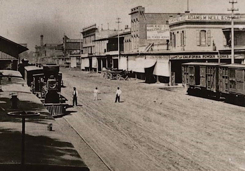 Front Street in Old Sacramento image. Click for full size.