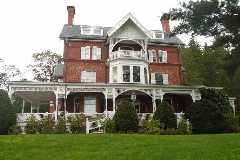 The Marsh-Billings-Rockefeller Mansion and Marker. Click for full size. The Marsh-Billings-Rockefeller Mansion and Marker image. Click for full size.