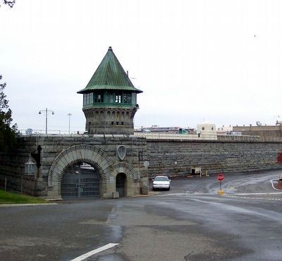 Folsom State Prison, East Gate image. Click for full size.