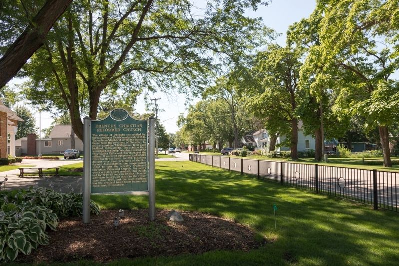 Drenthe Christian Reformed Church Marker. Click for full size. Drenthe Christian Reformed Church Marker image. Click for full size.