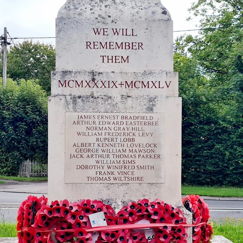 Stockbridge War Memorial, Side 4 image. Click for full size.