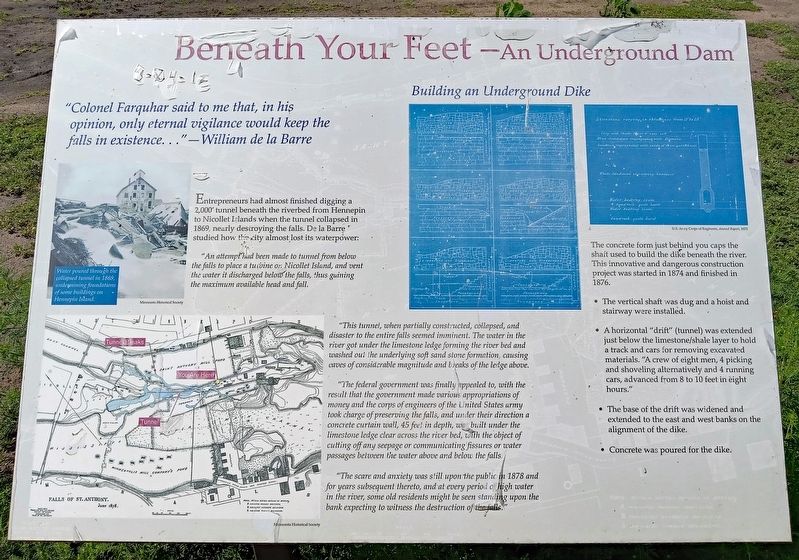 Beneath Your Feet Marker. Click for full size. Beneath Your Feet Marker image. Click for full size.