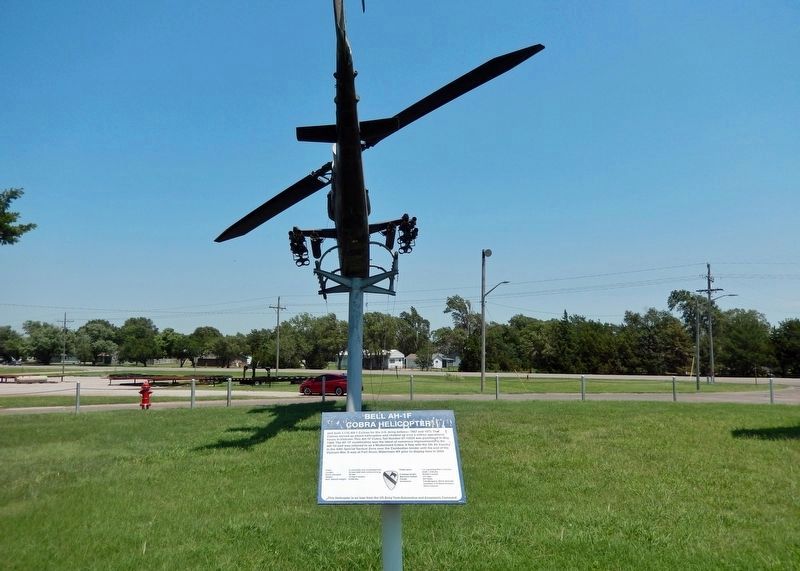 Bell AH-1F Cobra Helicopter Marker. Click for full size. Bell AH-1F Cobra Helicopter Marker image. Click for full size.