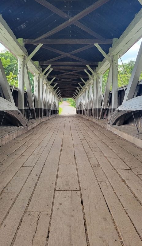 Barronvale Covered Bridge Interior. Click for full size. Barronvale Covered Bridge Interior image. Click for full size.