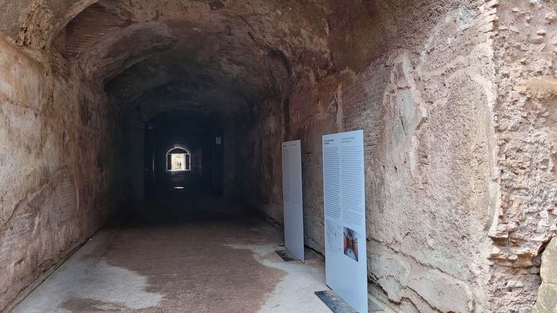The view of the markers and the south entrance to the tunnel image. Click for full size.