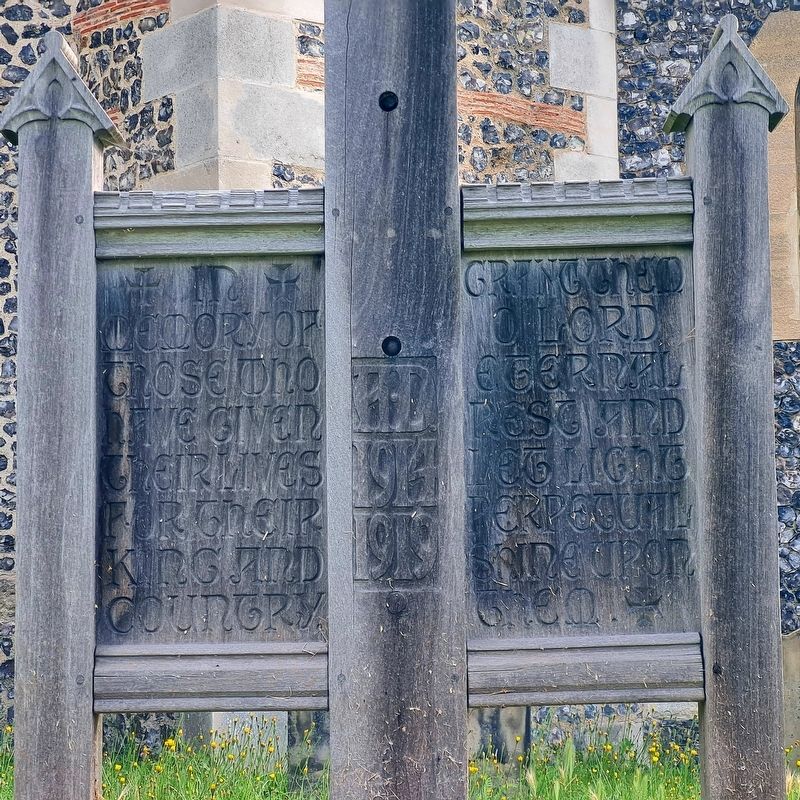 World War I Memorial Marker. Click for full size. World War I Memorial Marker image. Click for full size.