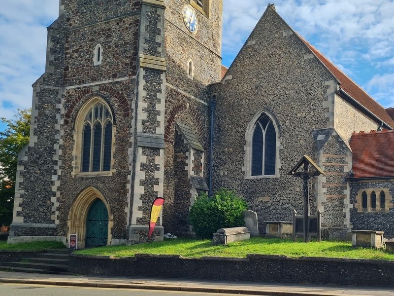 St Giles' War Shrine. Click for full size. St Giles' War Shrine image. Click for full size.