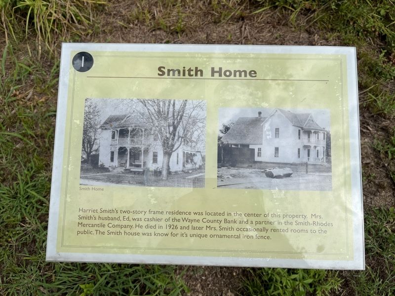 Smith House Marker image. Click for full size.