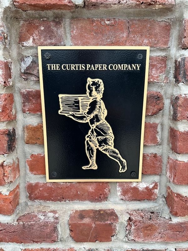 Curtis Paper Company Trademark Plaque image. Click for full size.