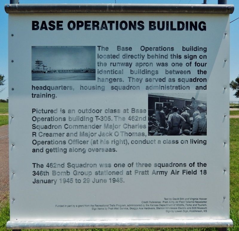 Base Operations Building Marker image. Click for full size.