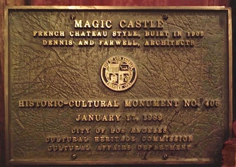 Magic Castle Marker image. Click for full size.