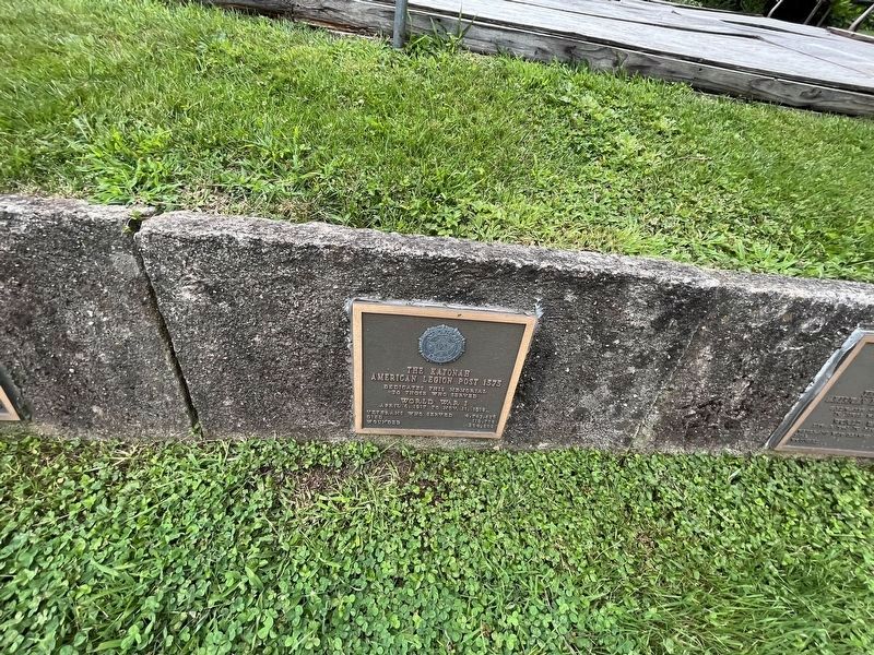 The Katonah American Legion Post 1575 Veterans Memorial Marker [World War I plaque] image. Click for full size.