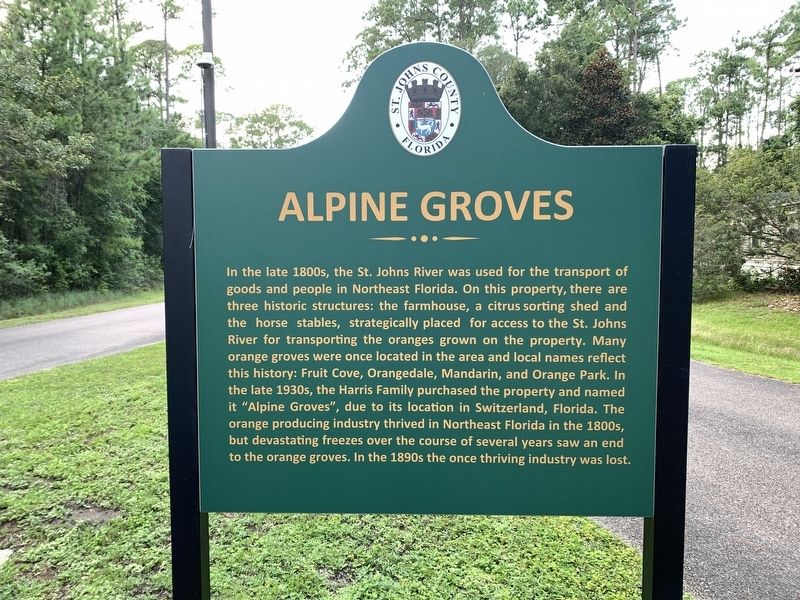 Alpine Groves Marker image. Click for full size.