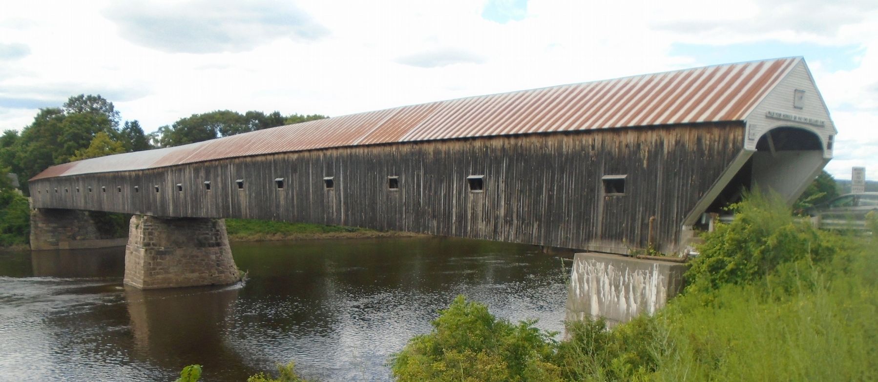 Cornish-Windsor Covered Bridge. Click for full size. Cornish-Windsor Covered Bridge image. Click for full size.