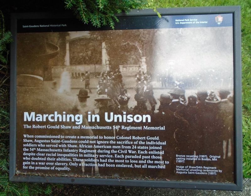 Marching in Unison Marker image. Click for full size.