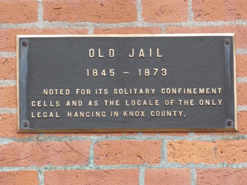 Old Jail Marker image. Click for full size.