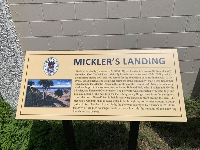 Mickler's Landing Marker image. Click for full size.